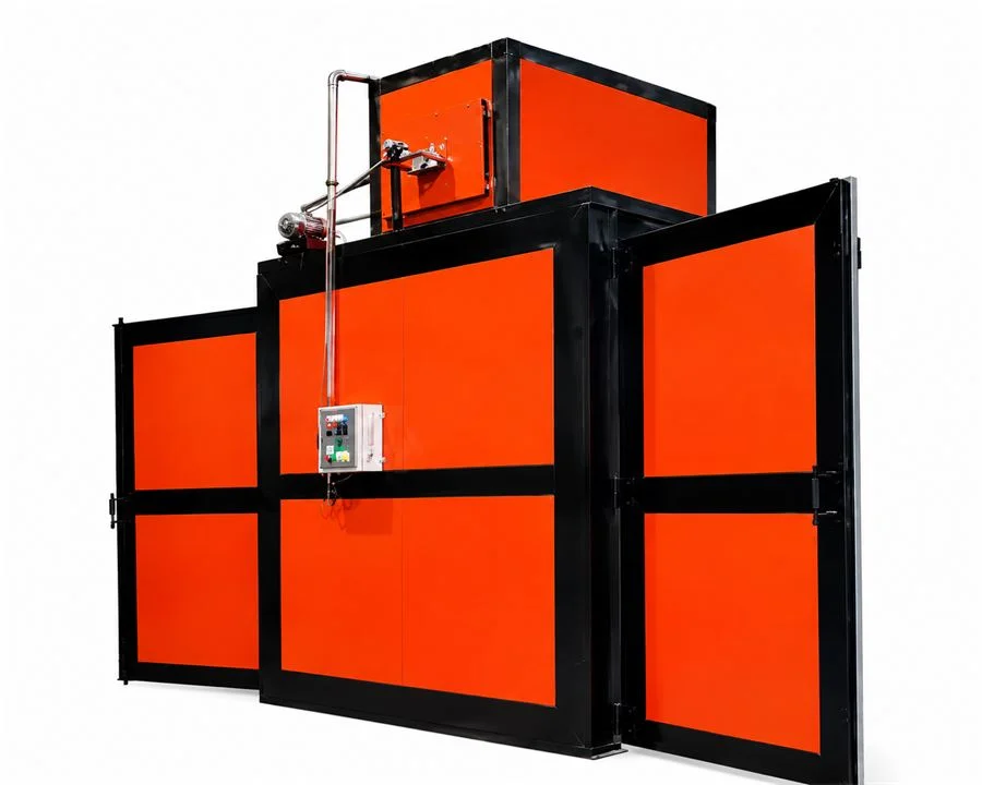 1000 Kg Automatic Powder Coating Gas Fire Oven